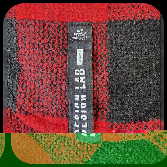 DESIGN LAB || Oversized Buffalo Plaid Coat (SIZE S) - Picture 5 of 6